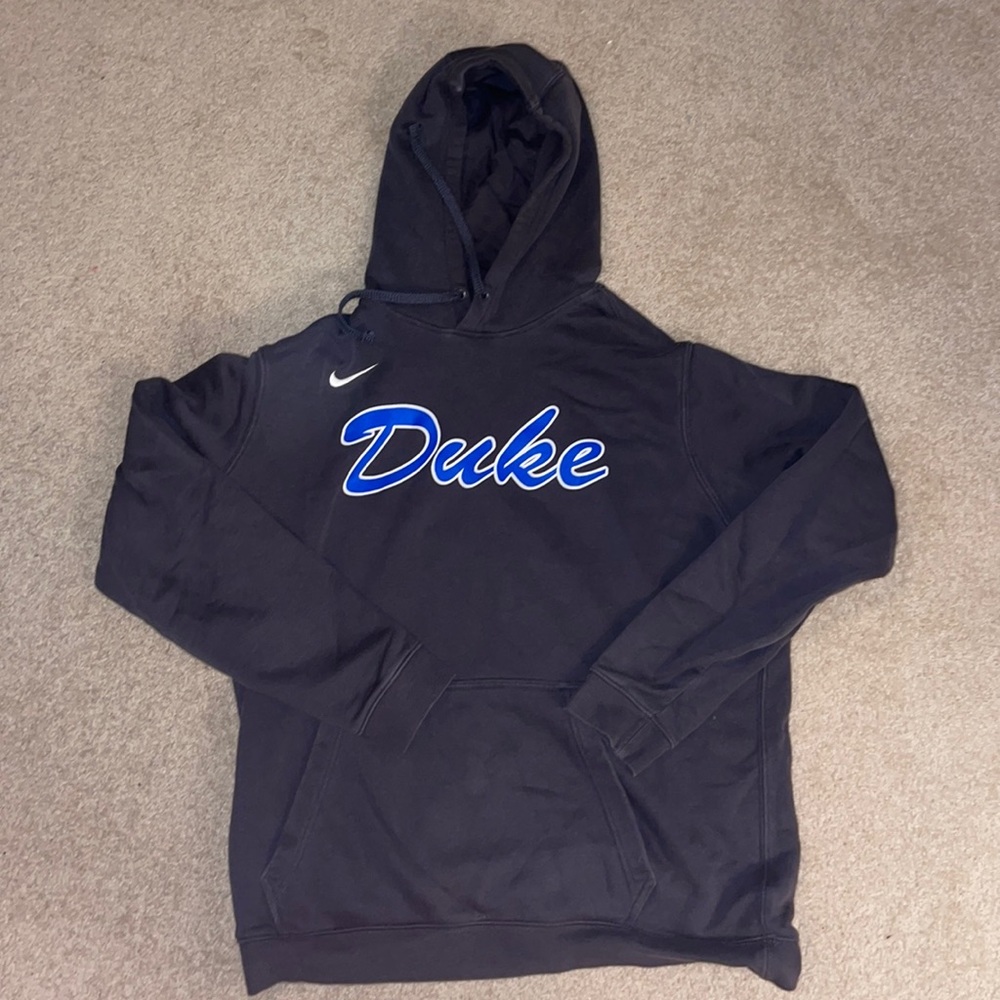 NIKE Duke Hoodie, L, Barely Worn